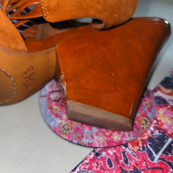 Leather sandals n. 704 b. Size 391/2 - Picture 8 of 10